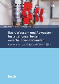 Vorderes Coverbild Gas-, Wasser- und Abwasser-Installationsarbeiten innerhalb von Gebäuden - Buch mit E-Book