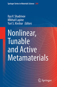 Vorderes Coverbild Nonlinear, Tunable and Active Metamaterials