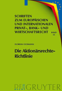 Vorderes Coverbild Die Aktionärsrechte-Richtlinie