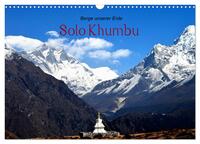 Vorderes Coverbild Solo Khumbu (Wandkalender 2026 DIN A3 quer), CALVENDO Monatskalender