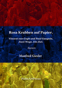 Vorderes Coverbild Rosa Krabben auf Papier.