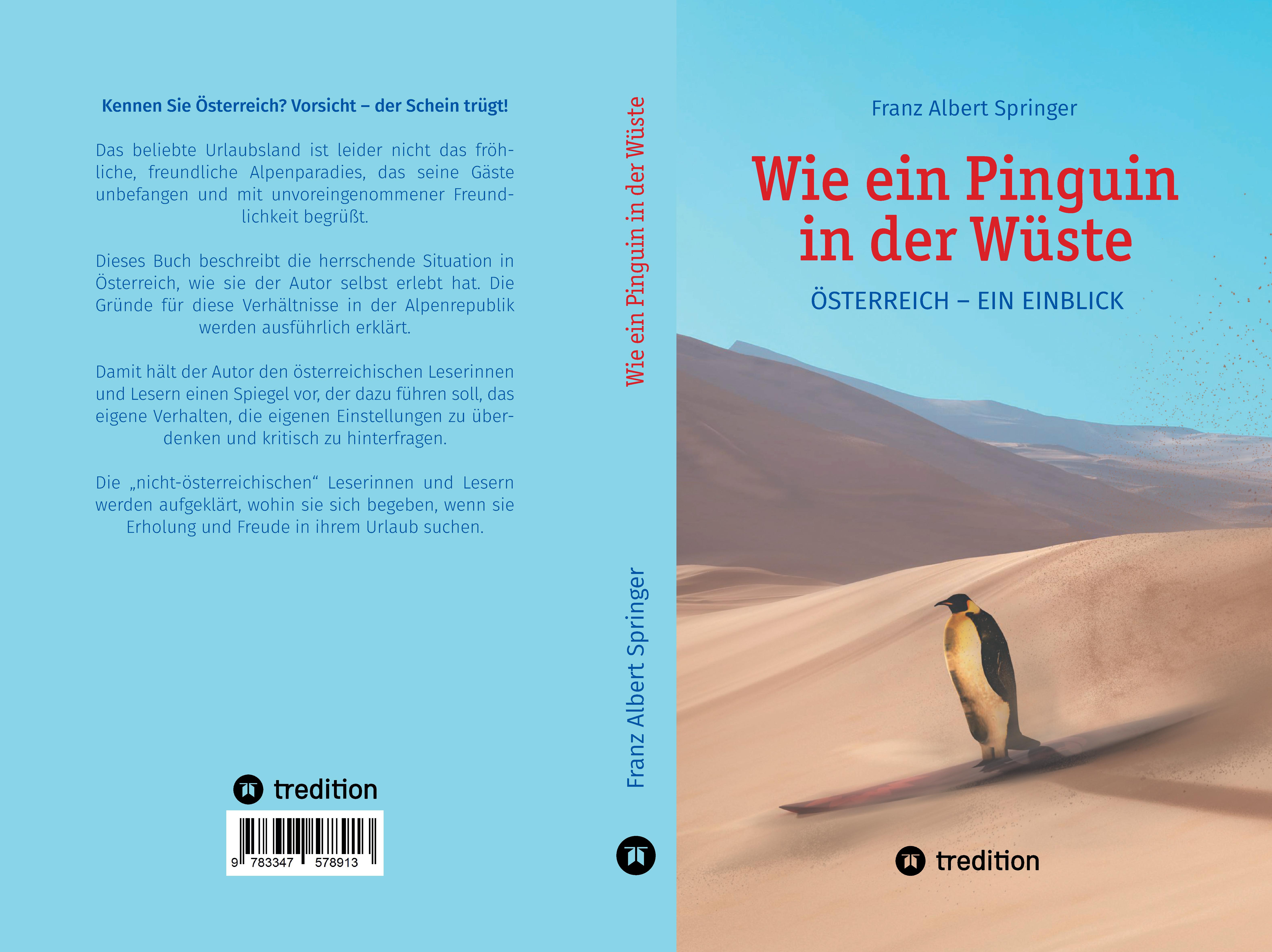 Gesamtes Coverbild Wie ein Pinguin in der Wüste