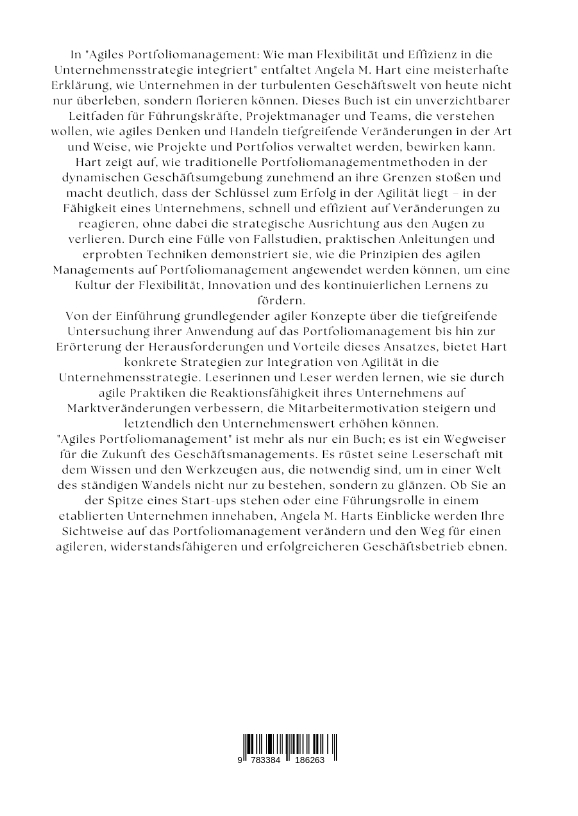 Rückseitencover Agiles Portfoliomanagement