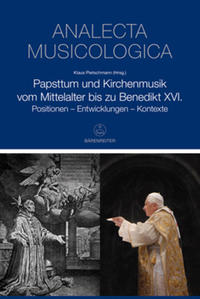 Vorderes Coverbild Papsttum und Kirchenmusik vom Mittelalter bis zu Benedikt XVI.