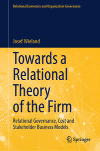 Vorderes Coverbild Towards a Relational Theory of the Firm