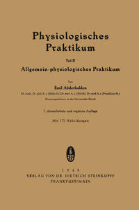 Vorderes Coverbild Physiologisches Praktikum