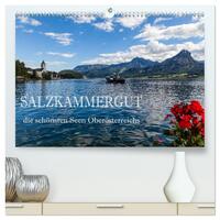 Vorderes Coverbild Salzkammergut - Die schönsten Seen Oberösterreichs (hochwertiger Premium Wandkalender 2025 DIN A2 quer), Kunstdruck in Hochglanz