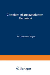 Vorderes Coverbild Chemisch-pharmaceutischer Unterricht