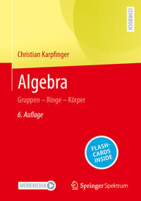 Vorderes Coverbild Algebra