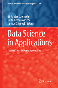 Vorderes Coverbild Data Science in Applications