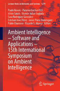 Vorderes Coverbild Ambient Intelligence – Software and Applications – 15th International Symposium on Ambient Intelligence
