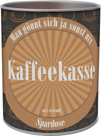 Vorderes Coverbild Spardose »Kaffeekasse«
