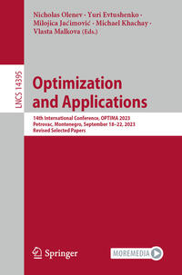 Vorderes Coverbild Optimization and Applications