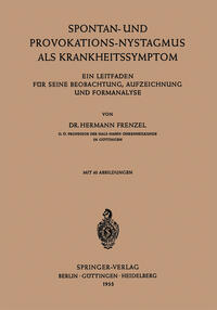 Vorderes Coverbild Spontan-und Provokations-Nystagmus als Krankheitssymptom