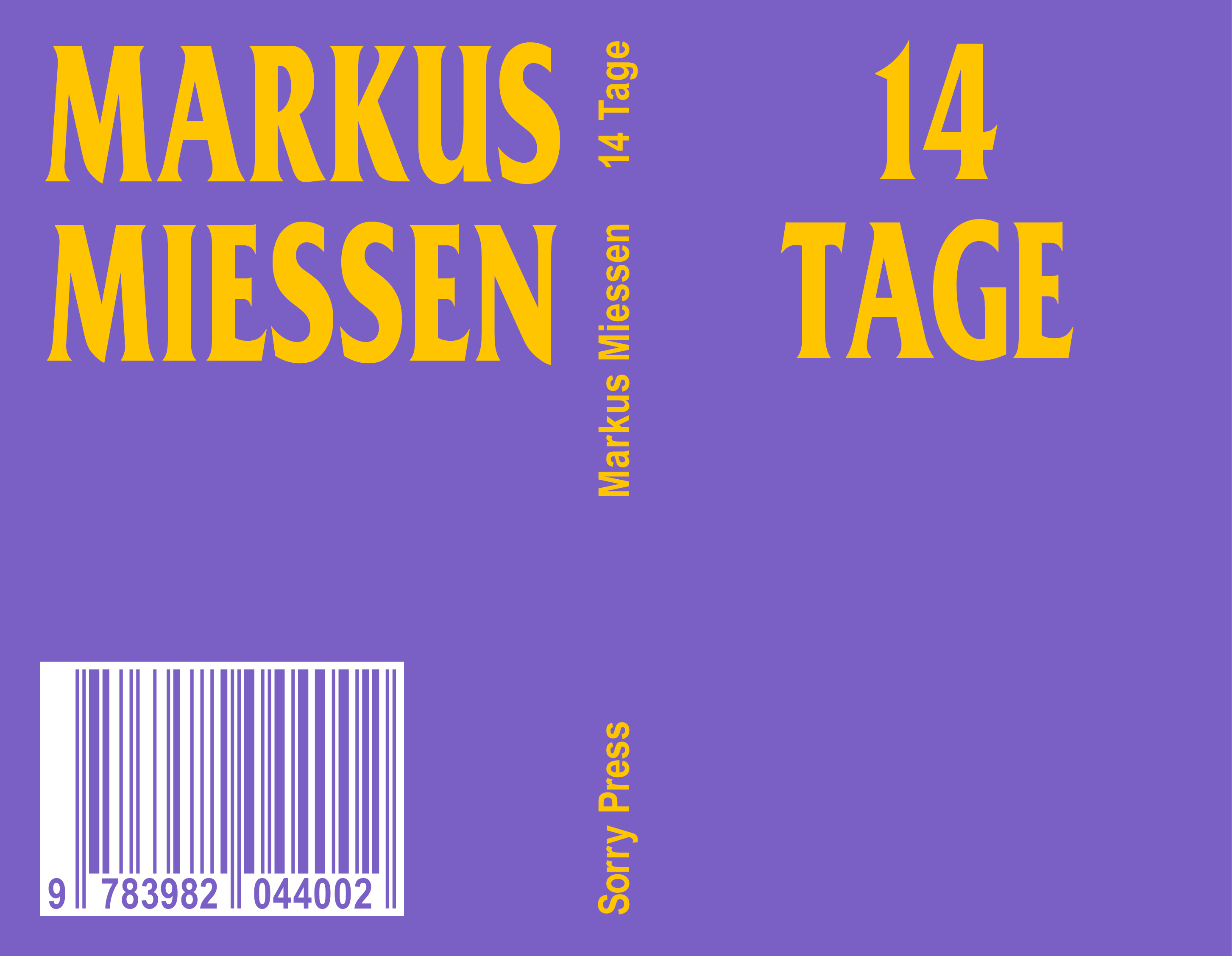 Rückseitencover 14 Tage