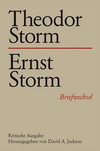 Vorderes Coverbild Theodor Storm – Ernst Storm
