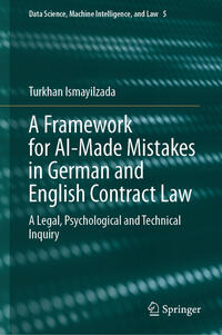 Vorderes Coverbild A Framework for AI-Made Mistakes in German and English Contract Law