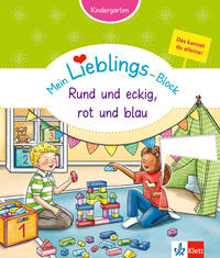 Vorderes Coverbild Klett Mein Lieblings-Block Rund und eckig, rot und blau