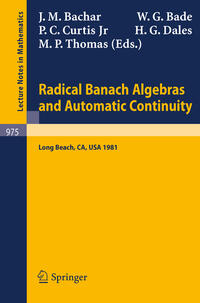 Vorderes Coverbild Radical Banach Algebras and Automatic Continuity