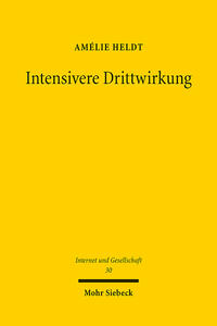 Vorderes Coverbild Intensivere Drittwirkung