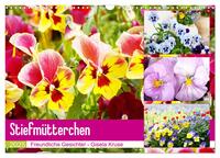 Vorderes Coverbild Stiefmütterchen Freundliche Gesichter (Wandkalender 2025 DIN A3 quer), CALVENDO Monatskalender