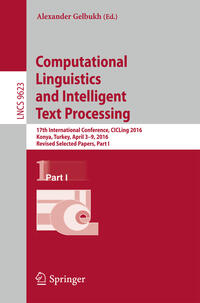 Vorderes Coverbild Computational Linguistics and Intelligent Text Processing