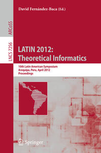 Vorderes Coverbild LATIN 2012: Theoretical Informatics