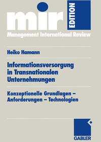 Vorderes Coverbild Informationsversorgung in Transnationalen Unternehmungen