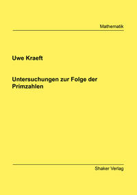 Vorderes Coverbild Untersuchungen zur Folge der Primzahlen