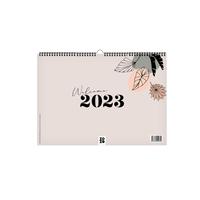 Vorderes Coverbild Kalender 2023, "leaves lineart"