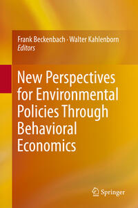 Vorderes Coverbild New Perspectives for Environmental Policies Through Behavioral Economics