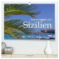 Vorderes Coverbild Impressionen aus Sizilien (hochwertiger Premium Wandkalender 2026 DIN A2 quer), Kunstdruck in Hochglanz