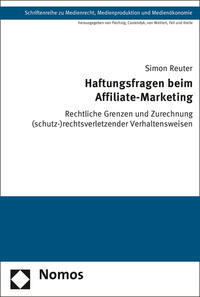 Vorderes Coverbild Haftungsfragen beim Affiliate-Marketing