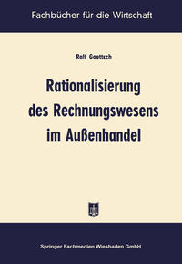 Vorderes Coverbild Rationalisierung des Rechnungswesens im Außenhandel