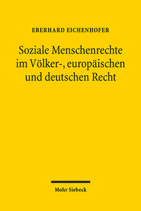 Vorderes Coverbild Soziale Menschenrechte im Völker-, europäischen und deutschen Recht