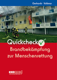 Vorderes Coverbild Quickcheck Brandbekämpfung zur Menschenrettung