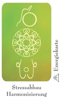 Vorderes Coverbild Energie - Symbolkarte "Stressabbau & Harmonisierung"