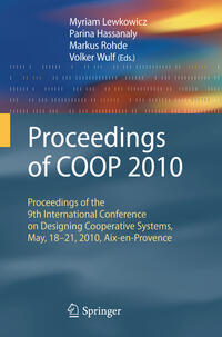 Vorderes Coverbild Proceedings of COOP 2010