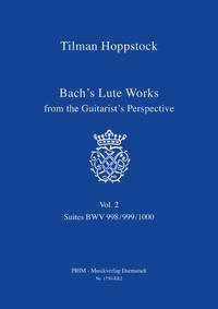 Vorderes Coverbild Bach's Lute Works from the Guitarist's Perspective Vol. 2 - BWV 998/999/1000
