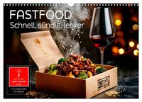 Vorderes Coverbild Fastfood - schnell, sündig, lecker (Wandkalender 2026 DIN A3 quer), CALVENDO Monatskalender