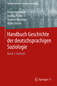 Vorderes Coverbild Handbuch Geschichte der deutschsprachigen Soziologie