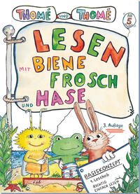 Vorderes Coverbild Lesen mit Biene, Frosch und Hase
