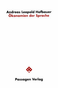 Vorderes Coverbild Ökonomien der Sprache