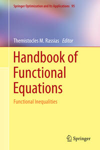 Vorderes Coverbild Handbook of Functional Equations