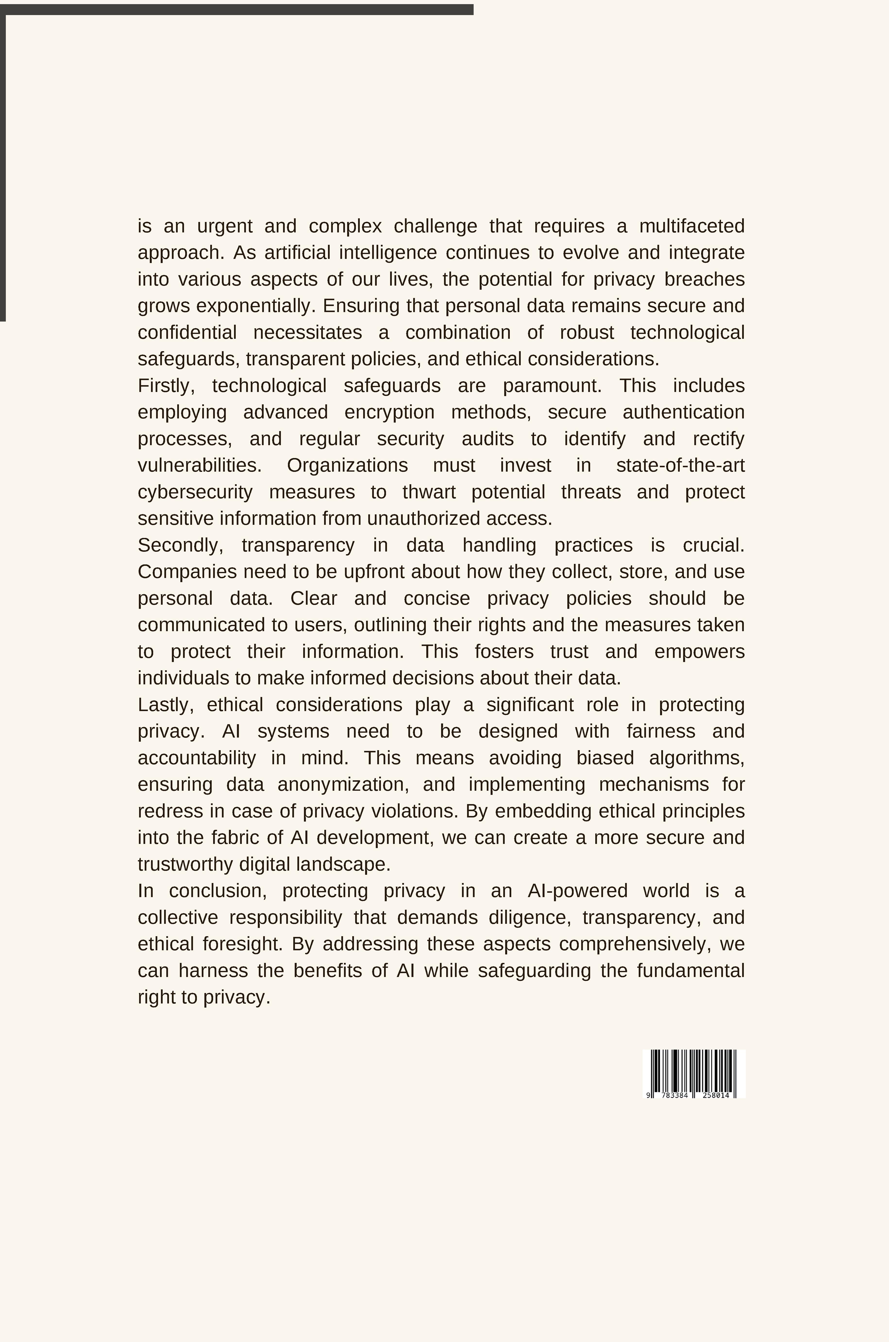 Rückseitencover Breached Trust: Protecting Privacy in an AI-Powered World
