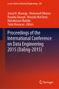 Vorderes Coverbild Proceedings of the International Conference on Data Engineering 2015 (DaEng-2015)