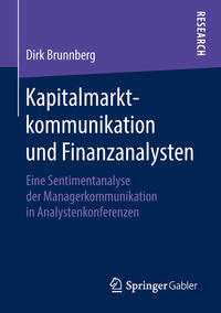 Vorderes Coverbild Kapitalmarktkommunikation und Finanzanalysten