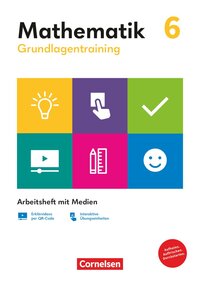 Vorderes Coverbild Grundlagentraining Mathematik - Mittlere Schulform - 6. Schuljahr