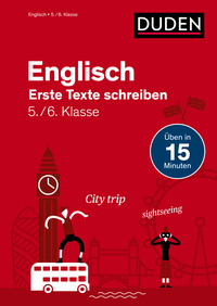 Vorderes Coverbild Englisch in 15 Min - Erste Texte schreiben 5./6. Klasse