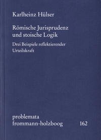 Vorderes Coverbild Römische Jurisprudenz und stoische Logik
